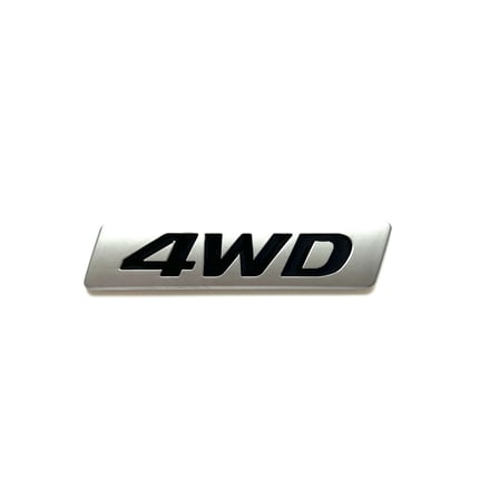 4WD Car Stickers 3D Metal Emblem Badge Decals