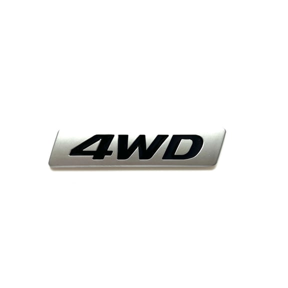 4WD Car Stickers 3D Metal Emblem Badge Decals