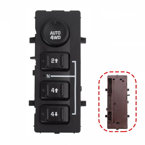 4WD Four Wheel Drive Switch 4 Button NP1 For 03-07 Silverado Sierra Yukon Tahoe