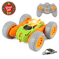 thumbnail image 1 of 4WD Remote Control Stunt Car, Double Sided 360 Degree Rotating Flip RC Car with LED Lights, Rechargeable Off Road Toy Car, Christmas Birthday Gift for Kids Boys Girls Ages 3 and Up, 1 of 7