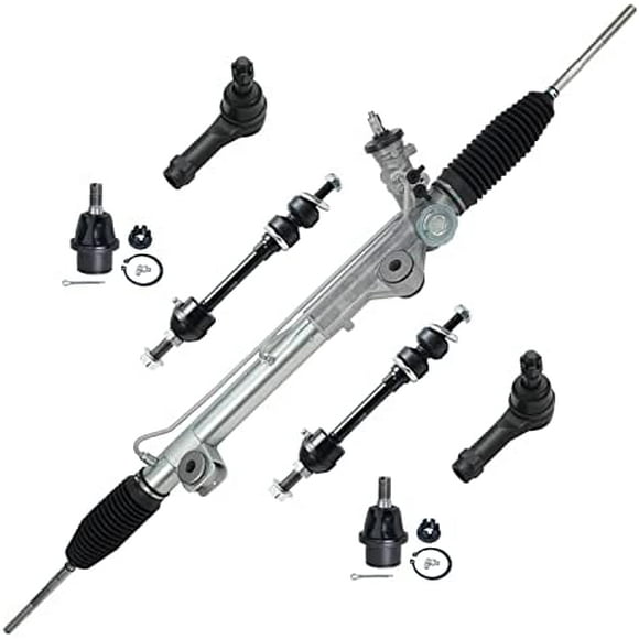 - 4WD Steering Rack and Pinion Kit for 2005-2008 Ford F-150 Lincoln Mark LT Rack and Pinion Assembly 2 Lower Ball Joints 2 Outer Tie Rods 2 Sway Bar Links 2006 2007 Replacement