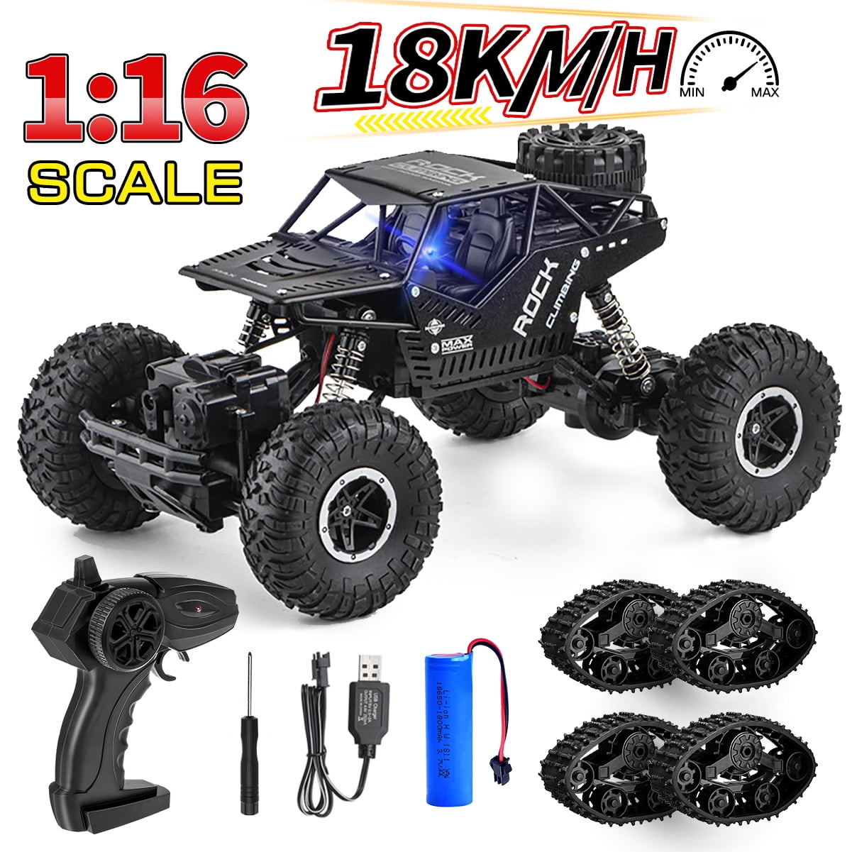 Professional 4WD Remote Control Cart 38KM/H High Speed Off-Road