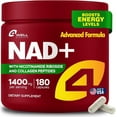 thumbnail image 1 of 4Well NAD Supplement 1400mg Supports Healthy Aging Complex with Nicotinamide Riboside, Collagen Peptides - Powerful NAD+ Formula for Cellular Energy (180 Capsules), 1 of 9