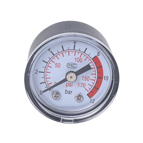 4X 0-12BAR 0-170PSI 10mm Thread Gas Air Pump Pressure Gauge Compressor Manometer