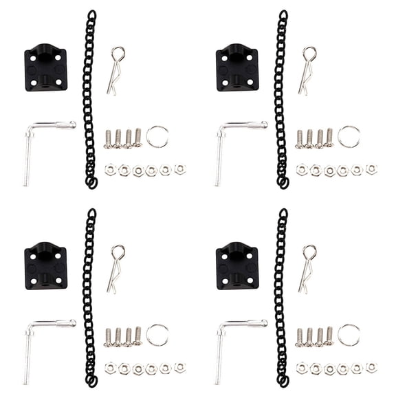 4X 1/10 Rc Rock Crawler Metal Tow Shackle Trailer Hook for Scx10 90046 Cc01 D90 D110