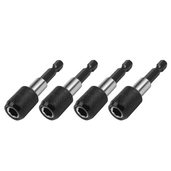 4X 1/4 Inch Impact Drive Hex Shank Quick Release Change Holder Bit Drill Chuck Adapter