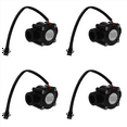 4X 160L/Min DC 524V Hall Effect Water Flow Sensor Counter Meter