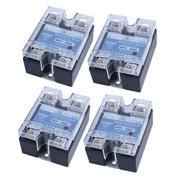 4X -1 D4825 Single-Phase Solid State Relay 25A DC 3-32 V AC 24-480 V