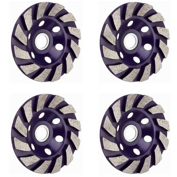 4X 100mm Diamond Grinding Wheel Disc Bowl Shape Grinding Cup Concrete Stone Ceramic Cutting Disc Power Tool