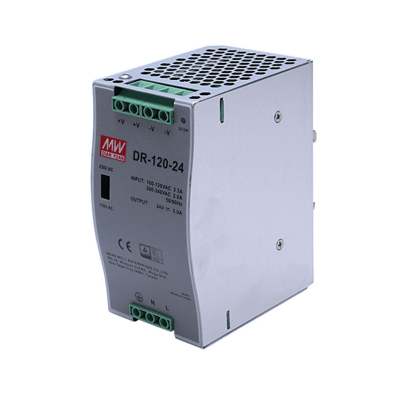 4X -120-24 120W Industrial Grade Rail Power Supply 24V5A Switching Power Supply Rail Mounting Switching Power Supply