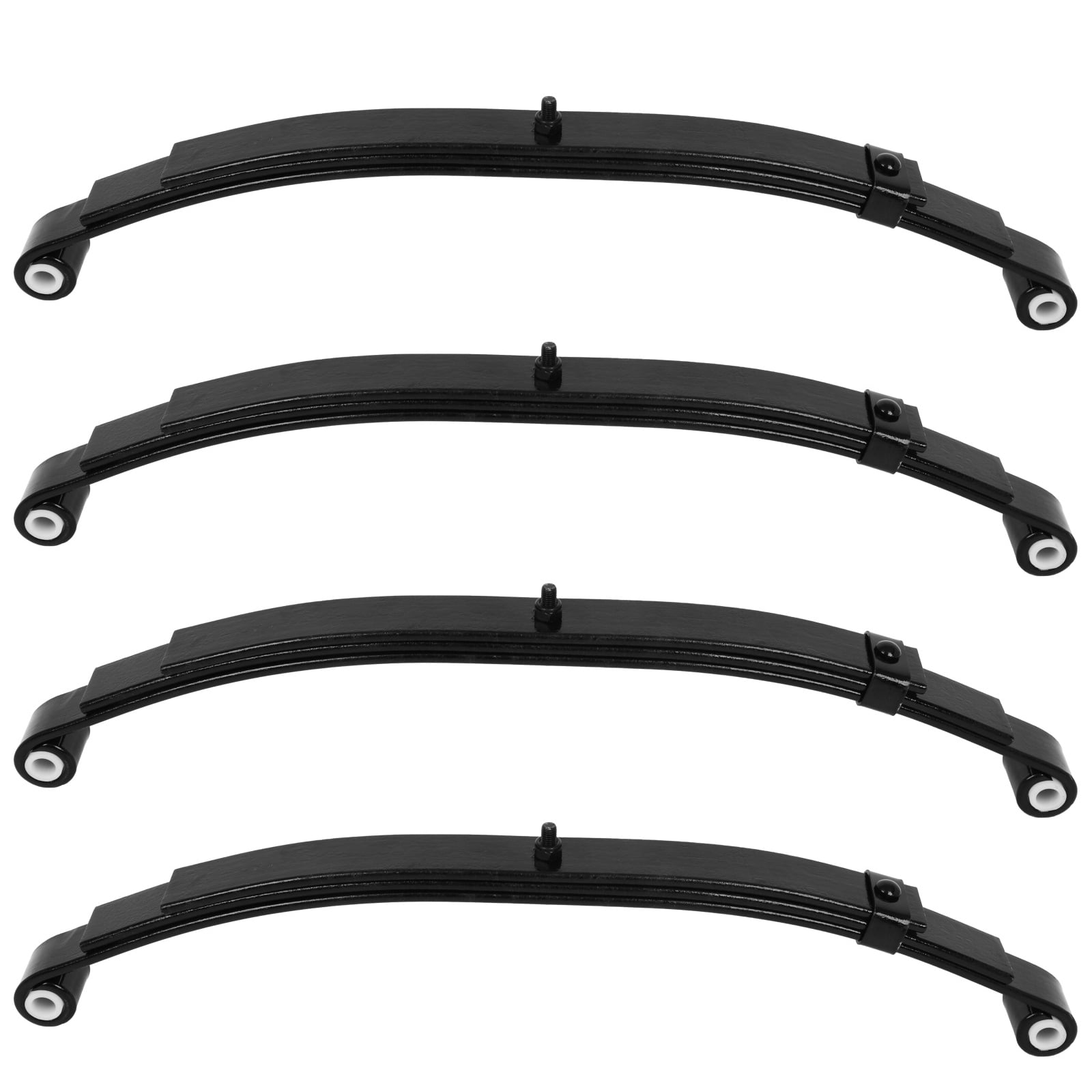 4X 1250lbs Capacity per one Double Eye Trailer Spring 3-Leaf fit for ...