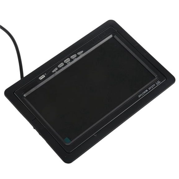 4X 12V-24V 7 Inch TFT LCD Color HD Monitor for Car CCTV Reverse Rear View Backup Camera,Black