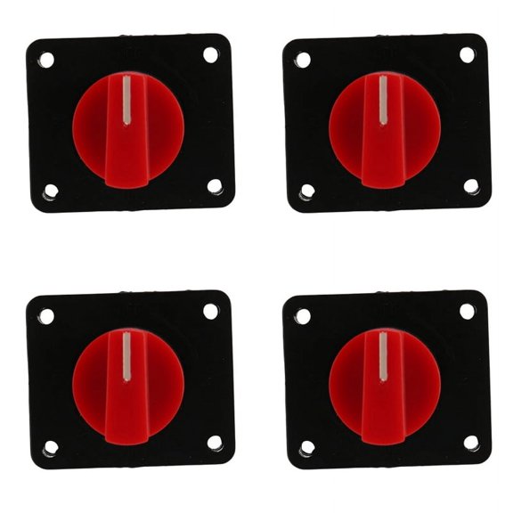 4X 12V 300A Battery Power Disconnect Battery Switch Rotary Isolator Kill on Off Switch for RV Boat Car Truck Auto Yacht