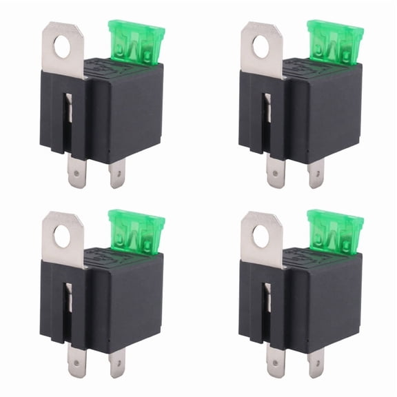 4X 12V 30A 4 Pin SPST Auto Vehicle Relay Normally Opener Switch Switch