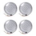 thumbnail image 1 of 4X 12V Car Round Ceiling Dome Roof Interior Light Boat Rv Ceiling Light, 1 of 8