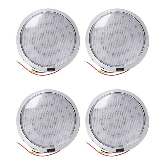4X 12V Car Round Ceiling Dome Roof Interior Light Boat Rv Ceiling Light