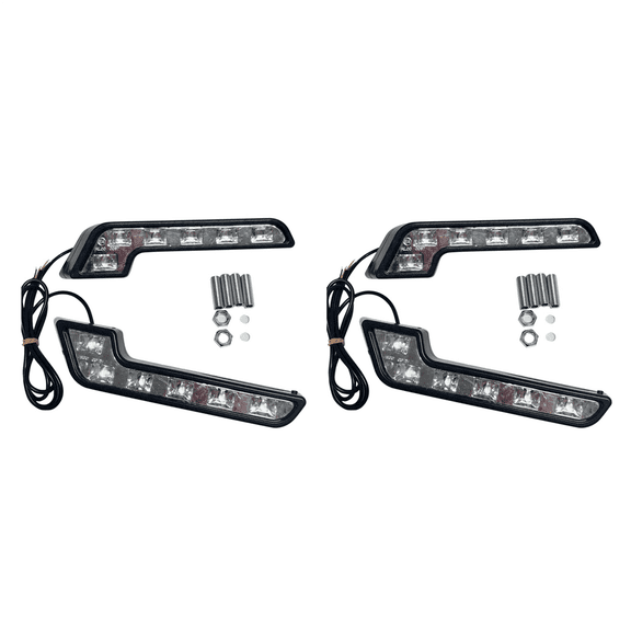 4X 12V Super Bright DRL LED Daytime Running Lights for Cars Auto Waterproof LED Driving Lights Fog