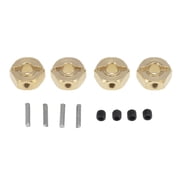 4X 12mm Widen Wheel Hex Hub for Axial SCX10 90046 RR10 RGT 86100 MST 1/10 RC Car