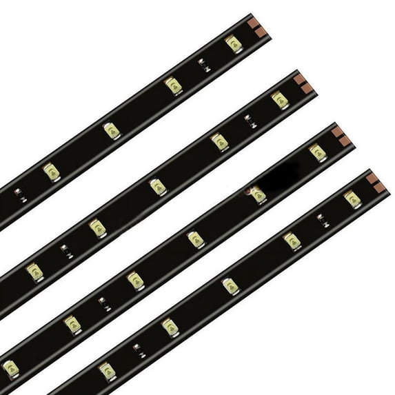 4X 15 Bar SMD LED 30cm Car Auto Flexible Grill Light Lamp Strip ...
