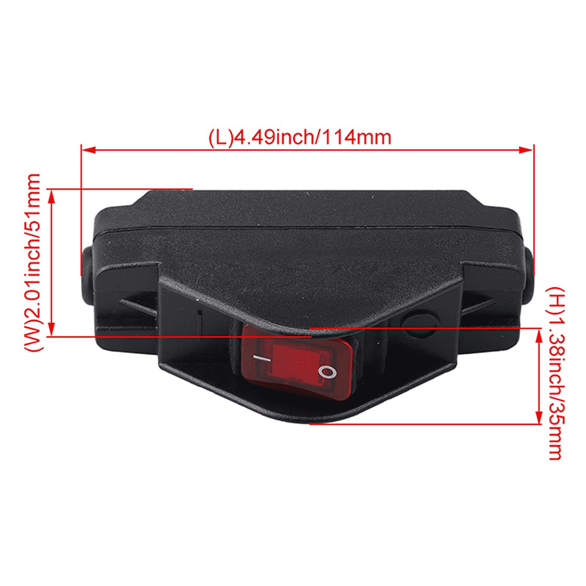 4X 16A 220V On/Off Inline Cord Switch Button Inline Cord Switch for ...