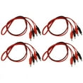 thumbnail image 1 of 4X 1M Double-End Alligator Clips Test Lead Jumper Wire, 1 of 7