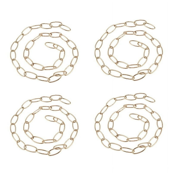4X 1M Heavy Duty Chain for Vintage Chandelier Hanging Lamp,French Gold