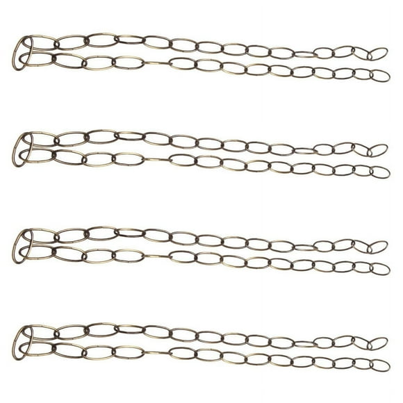 4X 1M Heavy Duty Chain for Vintage Chandelier Hanging Lamp,Green Bronze