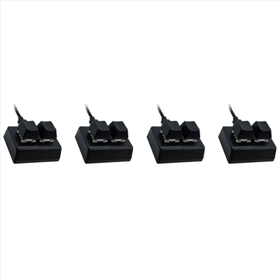 4X 2 Keys Macro Programming Keyboard RGB Mini Keyboard Gaming Drawing Red Switch Custom Keyboard OSU Gaming Keypad,Black