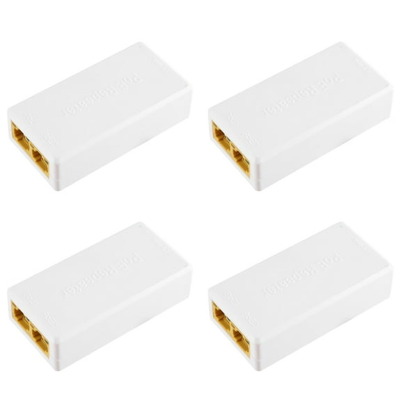 4X 2 Port POE Repeater 10/100Mbps 1 to 2 Poe Extender with IEEE802.3Af/At 48V for Poe Switch NVR IP Camera AP Parts