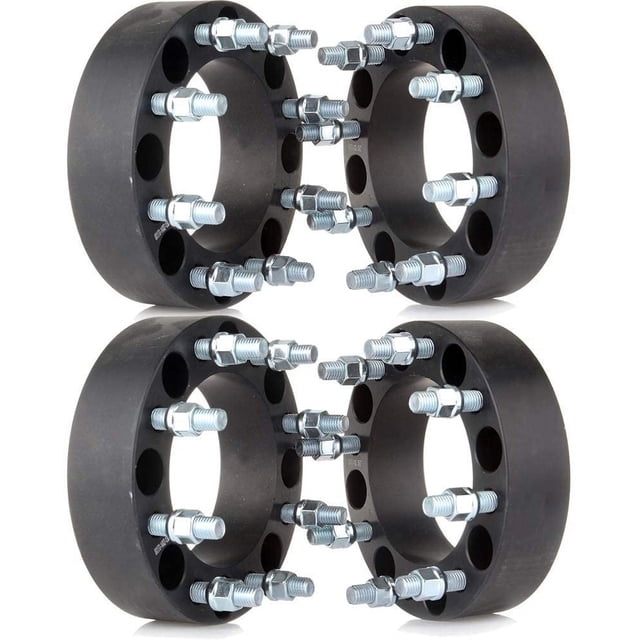 Used 8x170 To 8x170 Wheel Spacers – 50mm (2") Thick With 14x1.5 Studs