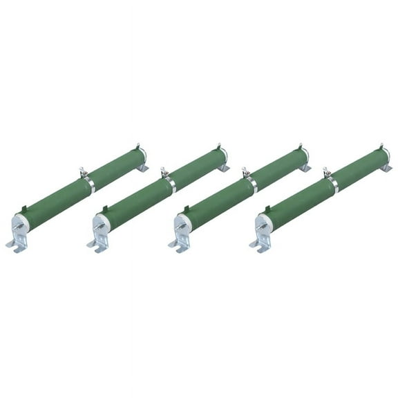4X 200W Watt 100 Ohm Ceramic Tube Adjustable Rheostat Resistor Green,4 x Adjustable Wire Wound Resistor,Green