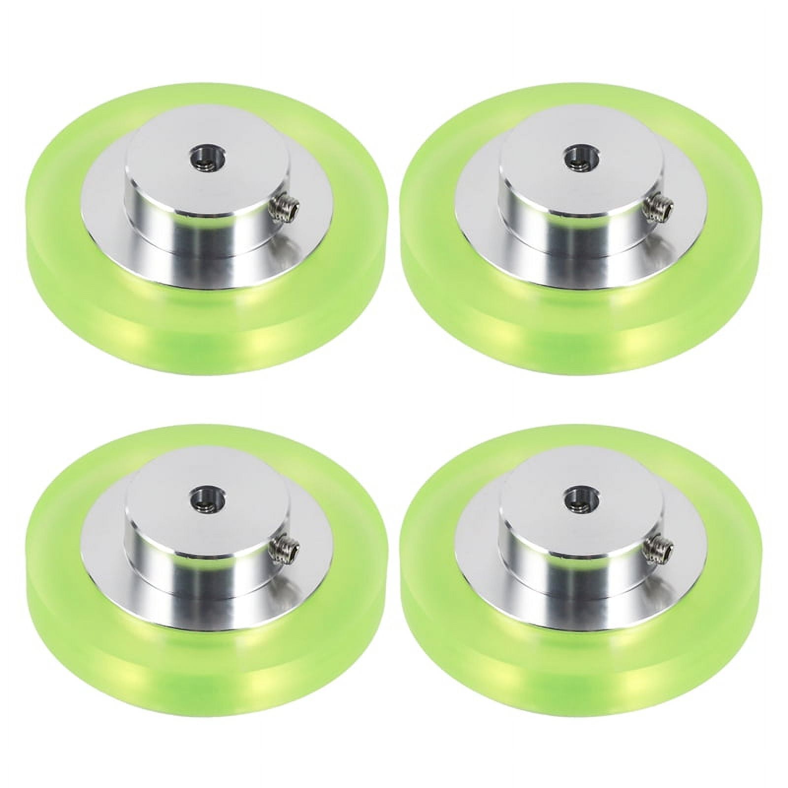 4X, 200mm Aluminum Polyurethane Industrial Encoder Wheel Measuring ...