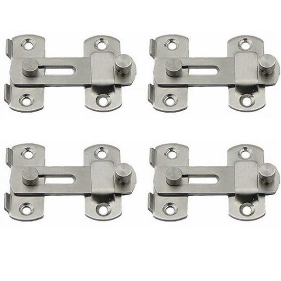 4X 20X50X70mm Stainless Steel Gate Door Bolt Latch Slide Lock Hardware