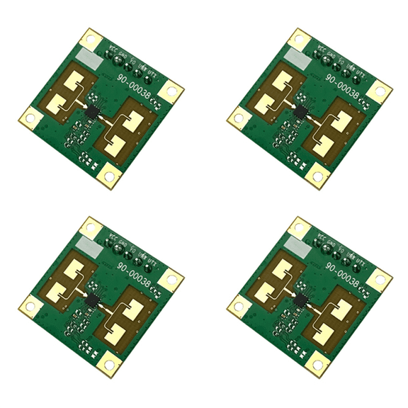 Industrial 4-Pack 24GHz Millimeter-Wave Human Presence Sensor Module with TTL Serial Output, 3.3V, CW
