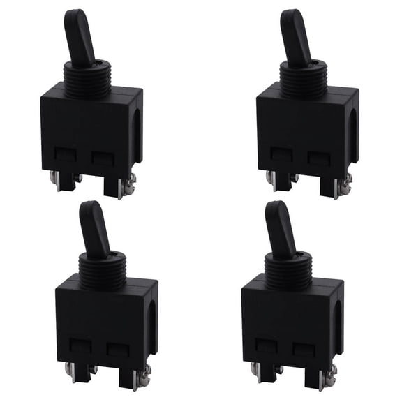 4X 250V ON/OFF Position Toggle Switch for Angle Grinder,4 x Toggle Switch,black