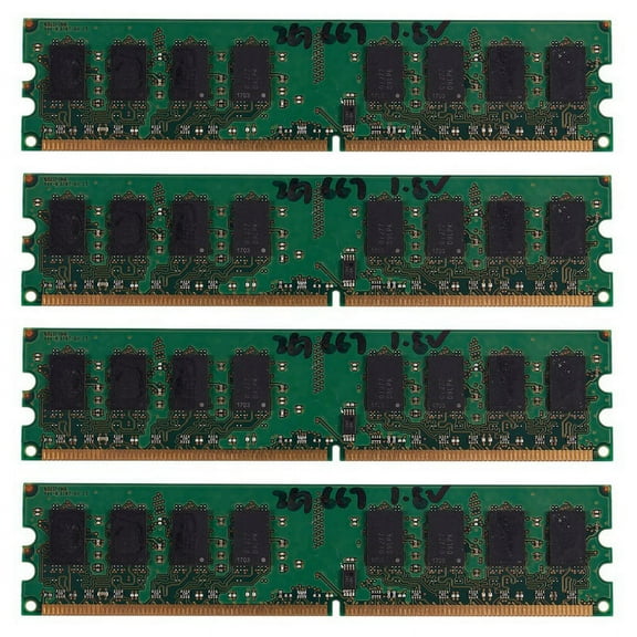 4X 2GB DDR2 PC2-5300 667MHz 240Pin 1.8V Desktop DIMM Memory RAM for , for (2GB/667)