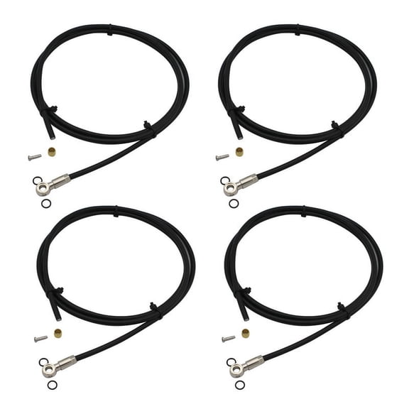 4X 2M Bicycle Cuttable Hydraulic Disc Brake Tube Hose Line Cable Wire for Xtr Bh90 / Bh59