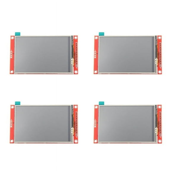 4X, 3.5 Inch 480X320 SPI Serial TFT LCD Module Display Screen with Panel Driver IC ILI9488 for MCU,4* 3.5 inch 480*320 SPI Serial TFT LCD Module,red