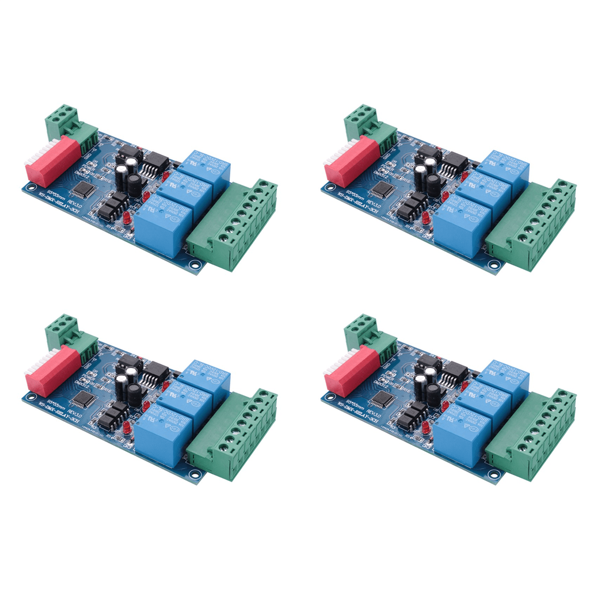 4X 3CH 512 RELAY OUTPUT , LED Dmx512 Controller Board, LED DMX512 Controller Board Led Dmx512 Decoder Relay Switch Controller 4 X Led Dmx512 Controller Board