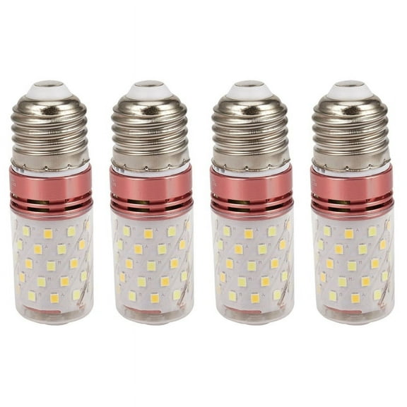 4X 3 Color Temperatures Integrated SMD LED Corn Lamp E27 AC85V - 265V Warm White High Light Bulb 12W