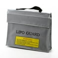 thumbnail image 1 of 4X 3 in 1 Large LiPoSafe Battery Guard Charge Storage Protection Bag 64x180x240mm, 1 of 4