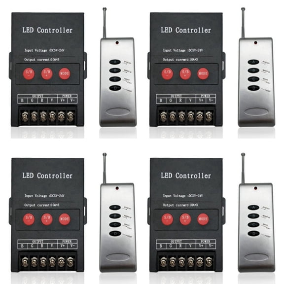 4X 30A Led Controller IR Remote Big Power 360W BT Controller for RGB Strip Light DC5-24V
