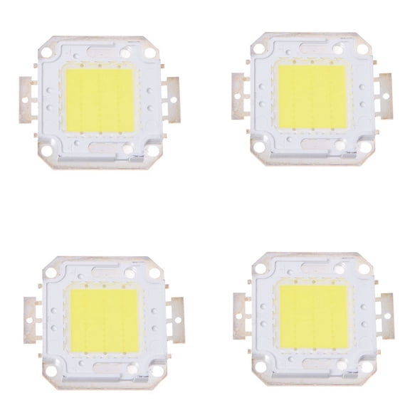 4X 30W White LED IC High Power Outdoor Flood Light Lamp Bulb Beads Chip DIY 2200LM