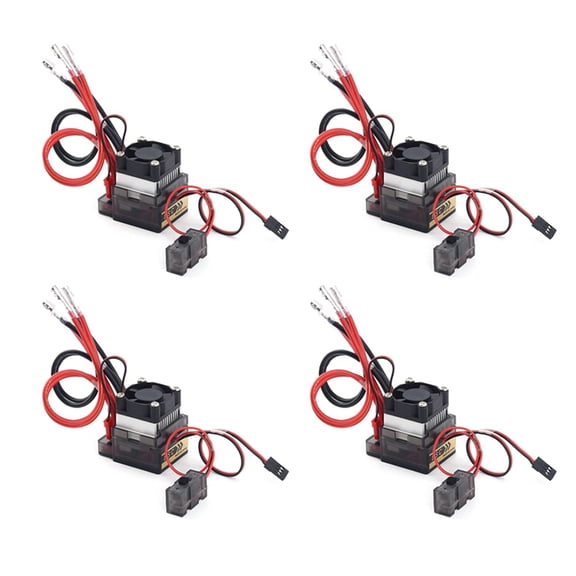 4X 320A 7.2V-16V Bidirectional Brushed ESC Speed Controller for RC Car Truck Boat