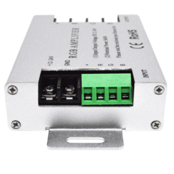 4X 360W RGB Led Amplifier Controller DC12V-24V 30A Aluminum Shell for RGB 5050 3528 SMD LED Strip Lamp