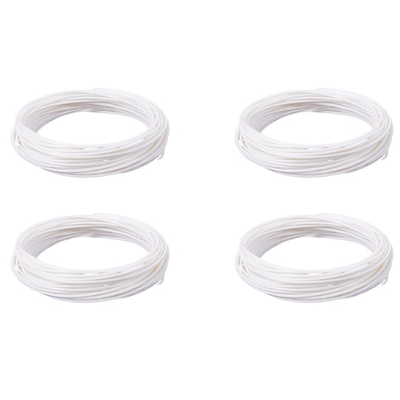 4X 3D Printer Pen Filament 1.75mm PLA 10M(White PLA)
