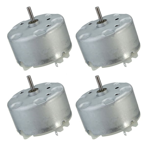 4X 3V-12V Mini DVD VCD Electric Motor 3V-2700RPM 6V-4000RPM -500TB-12560,4X motor,silver