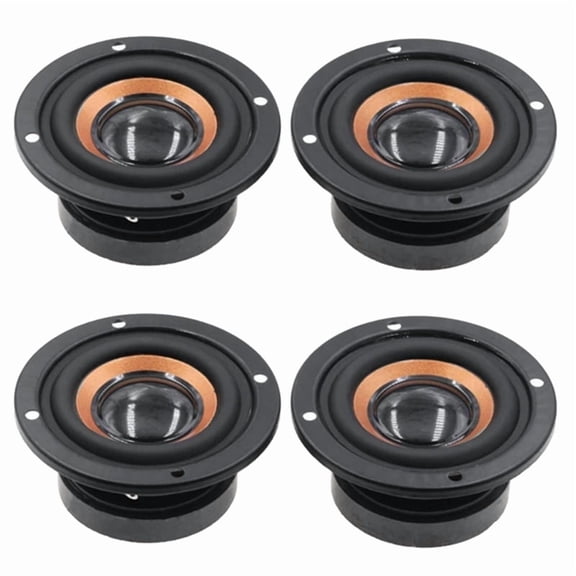 4X 3W Speaker with Strong 4Ohm Full Frequency Tweeters Loudspeaker Music Theater Loudspeaker