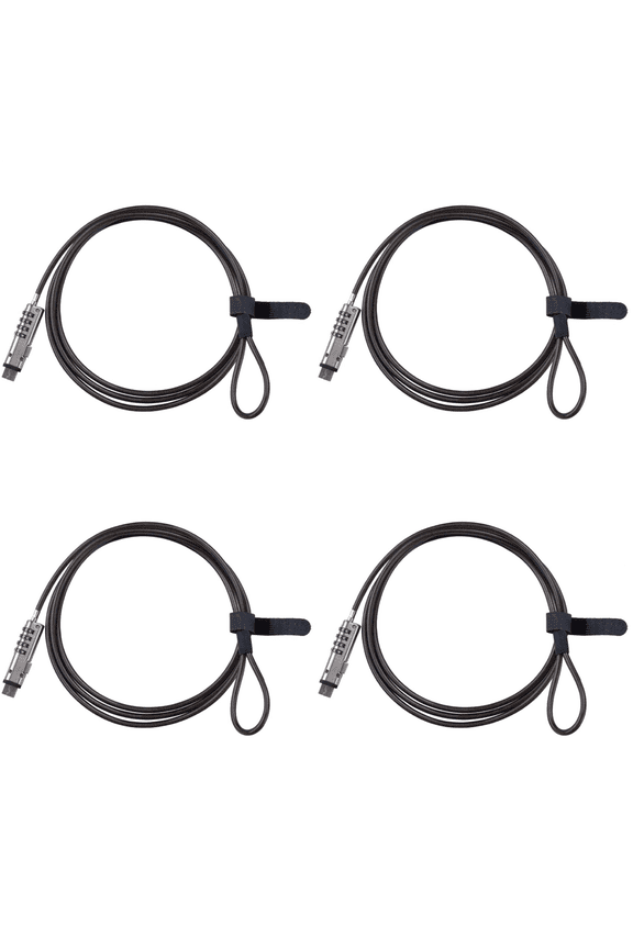 4X 4 Digital Universal Lock USB Laptop Security Cable Lock for Computer