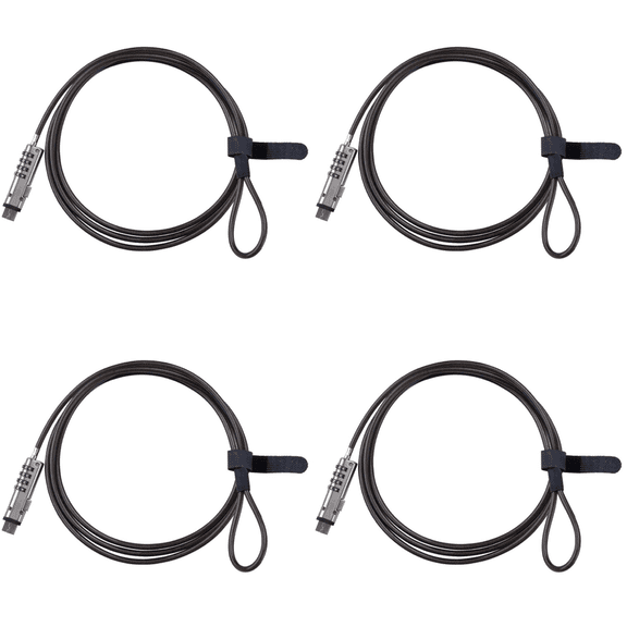 4X 4 Digital Universal Lock USB Laptop Security Cable Lock for Computer